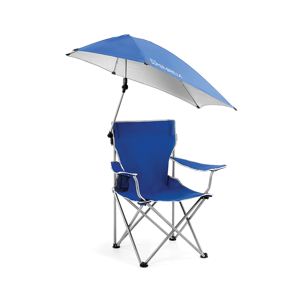 Folding beach online chair with umbrella