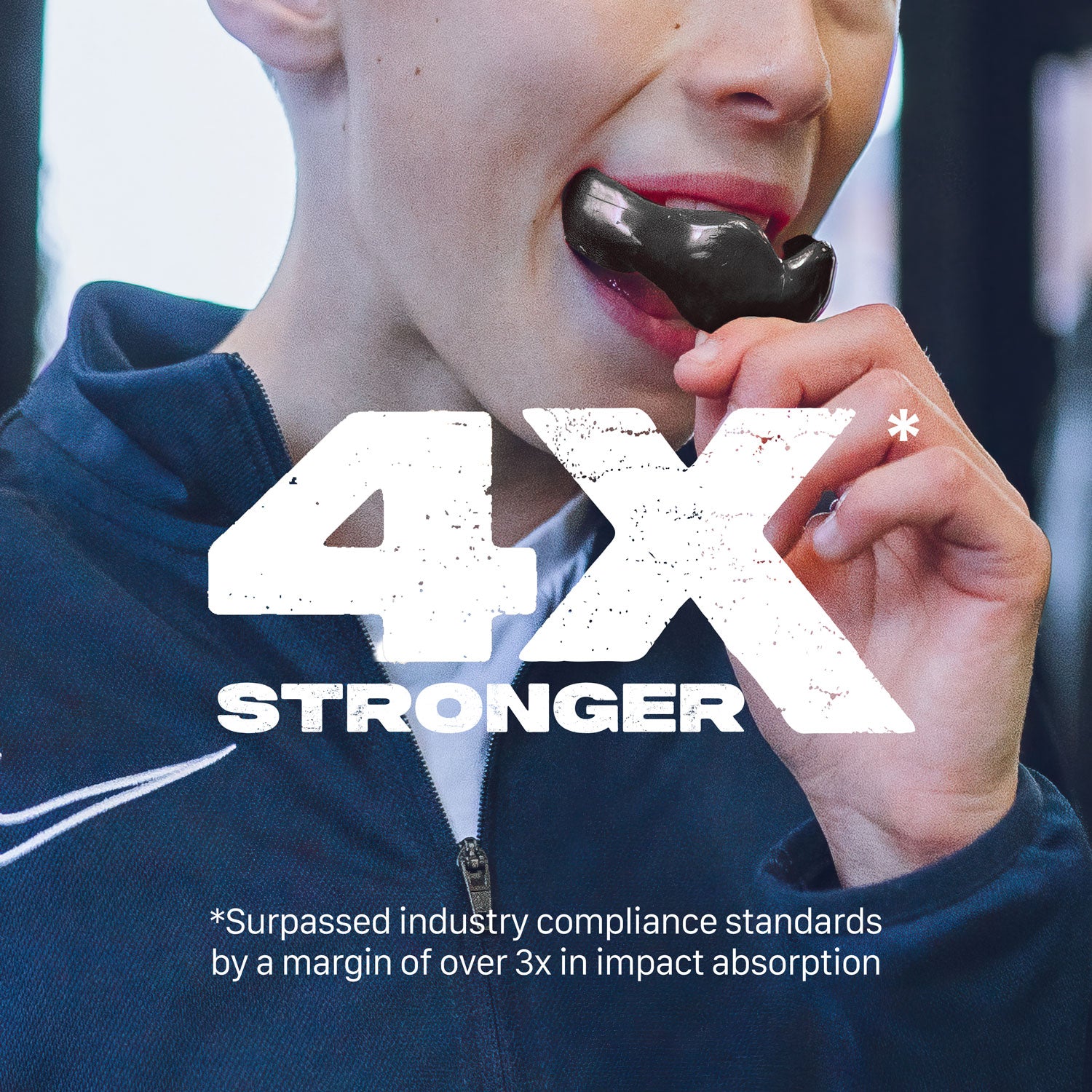 SAFEJAWZ Ortho Series Self- Fit Mouthguard for Braces - Black O/S