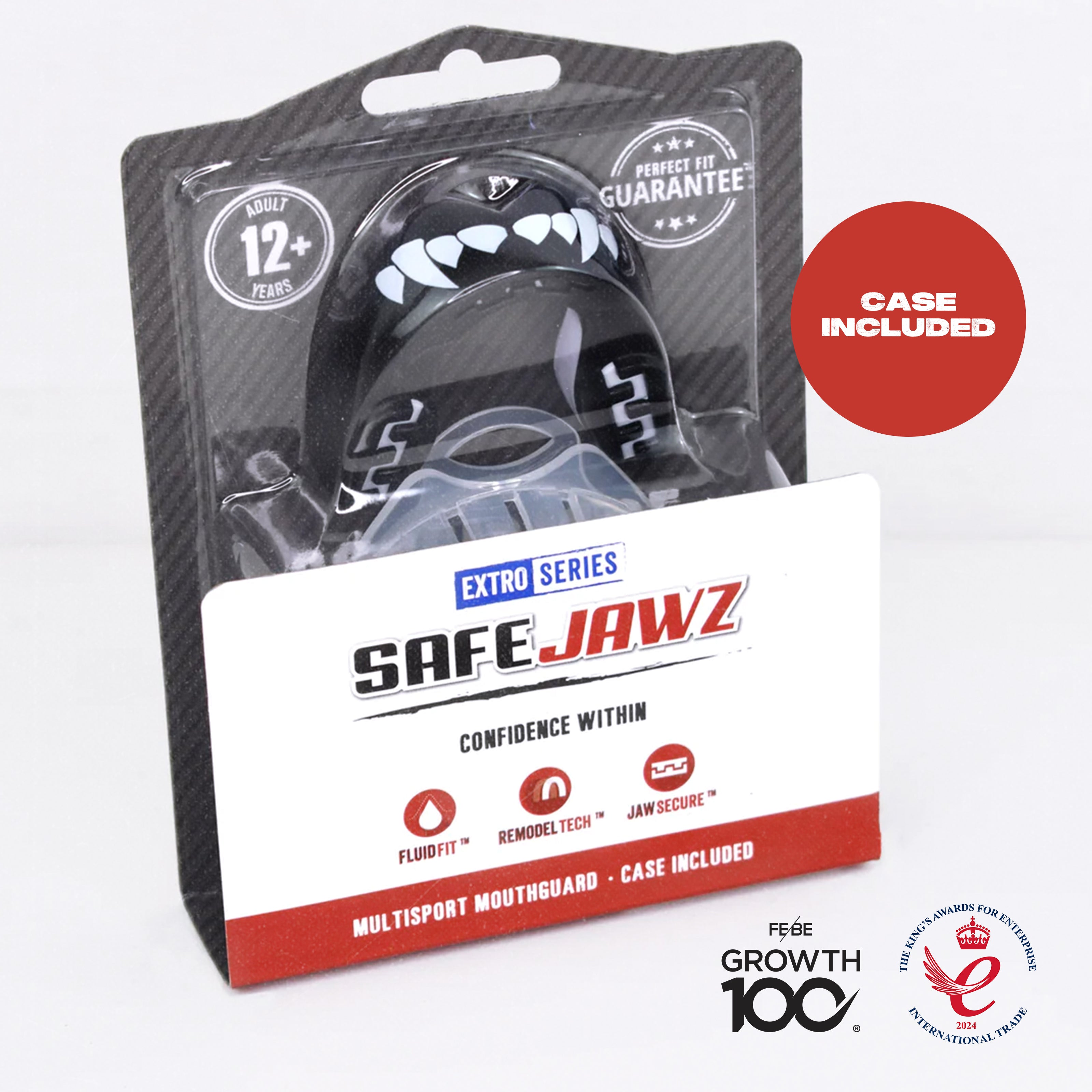 SAFEJAWZ Extro Series Self-Fit Fangz Mouthguard Adults (12+)