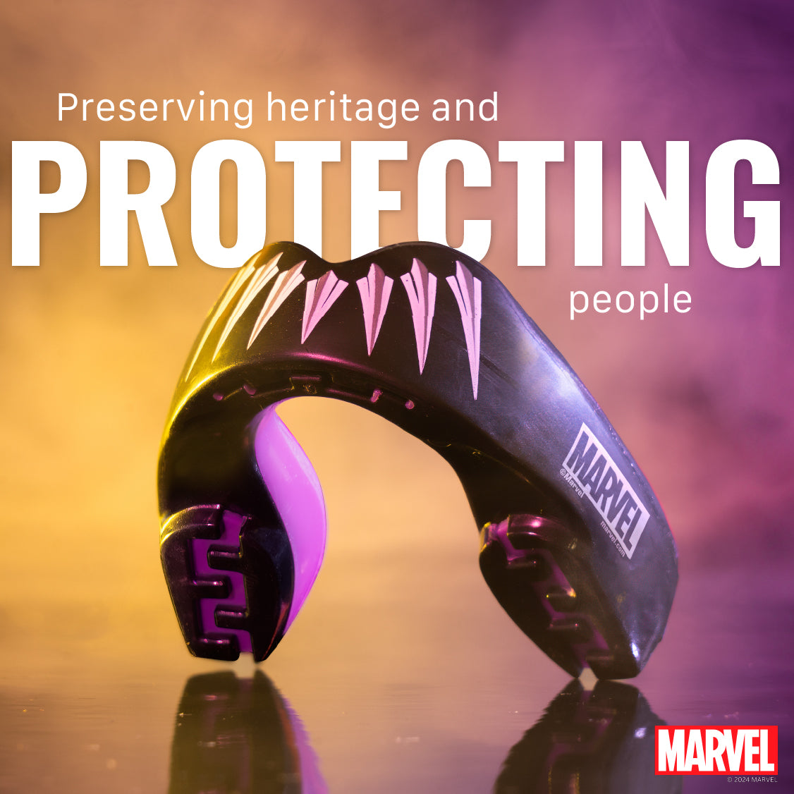 SafeJawz Marvel The Black Panther Mouthguard Junior (>11)