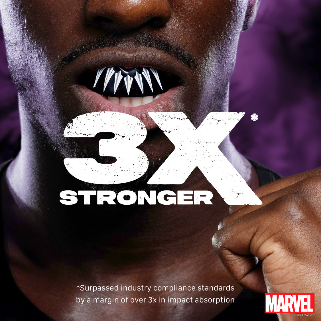 SafeJawz Marvel The Black Panther Mouthguard Adults (12+)