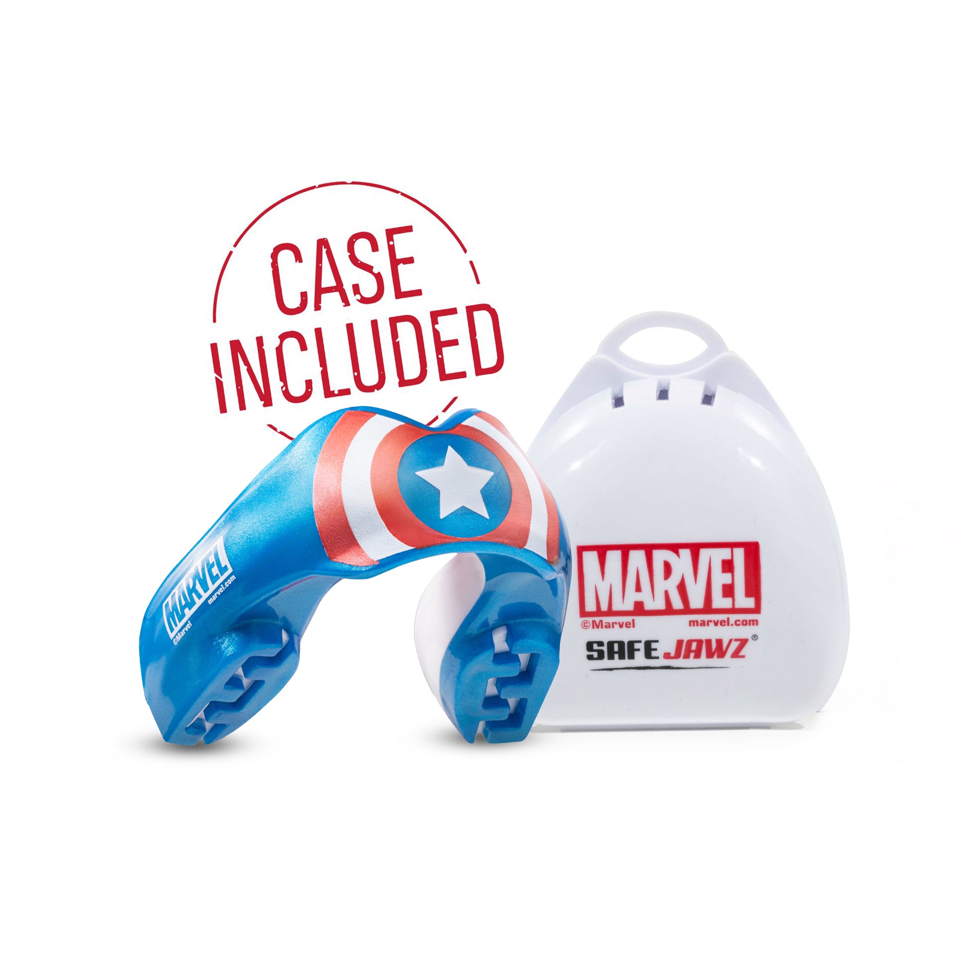 SafeJawz Marvel Ortho Captain America Mouthguard O/S