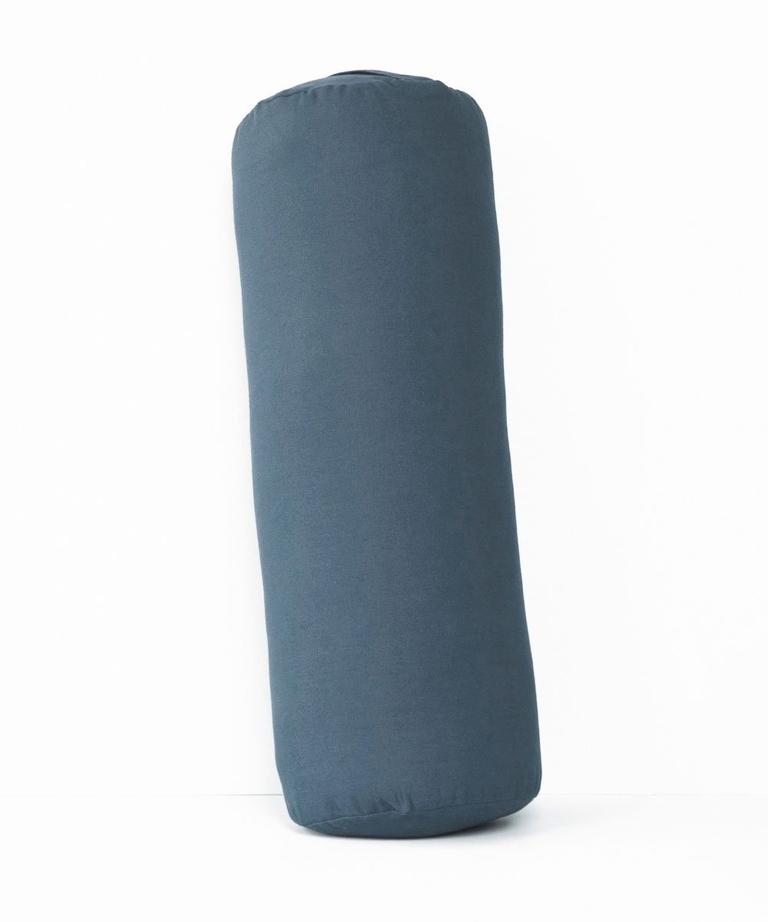 Halfmoon Cylindrical Bolster Essential Cotton Collection, Ink