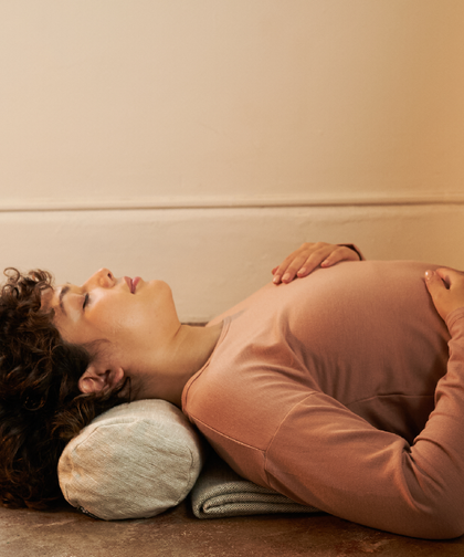 b, halfmoon looped stretch strap 8ft