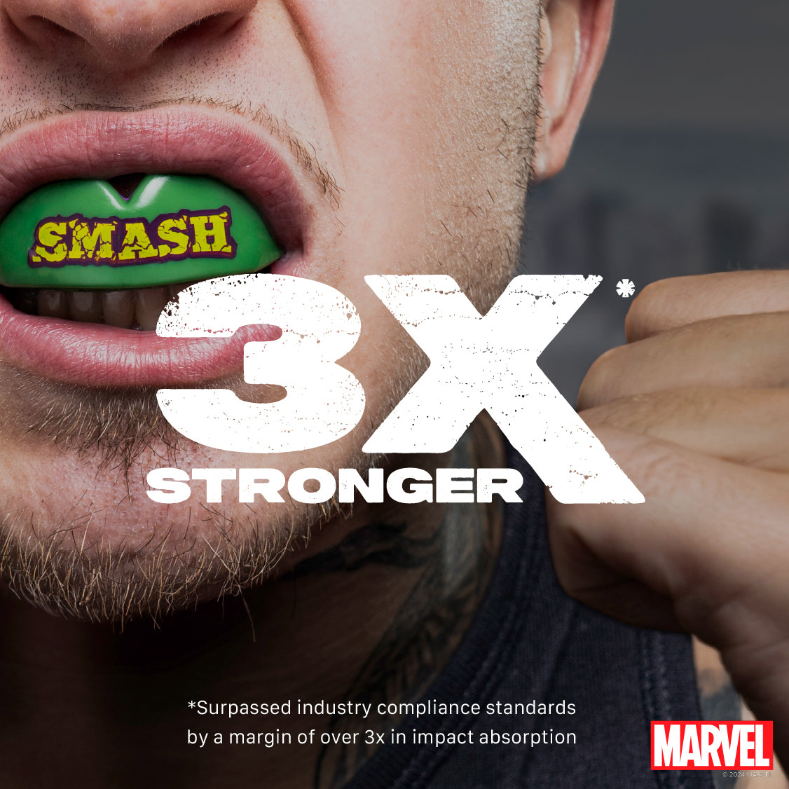 SafeJawz Marvel The Hulk Mouthguard Adults (12+)