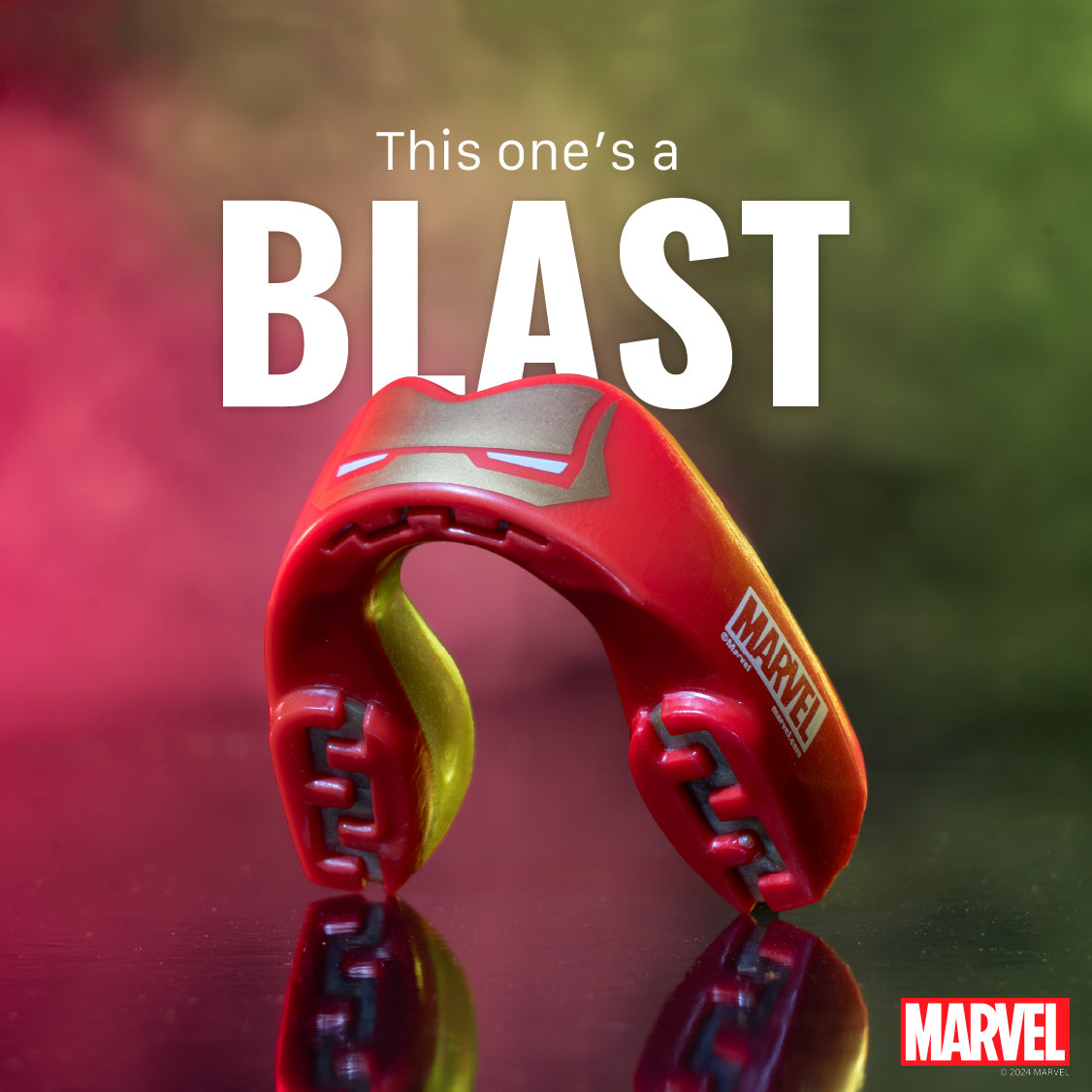 SafeJawz Marvel Iron-Man Mouthguard Junior (11>)
