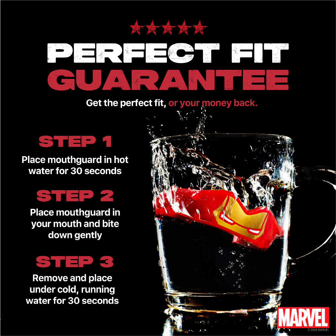 SafeJawz Marvel Iron-Man Mouthguard Junior (11>)