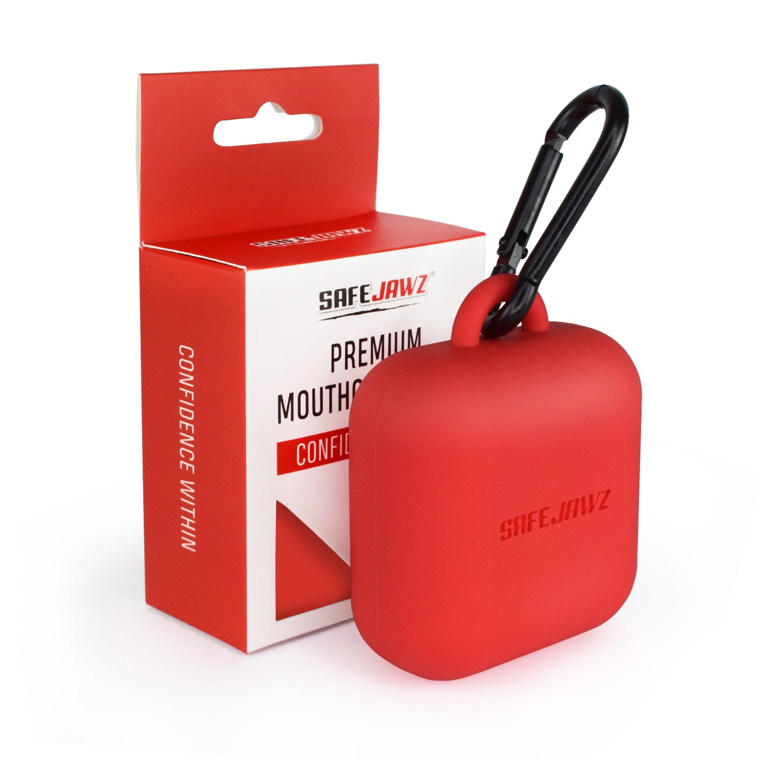 SAFEJAWZ Premium Silicone Case - Red O/S