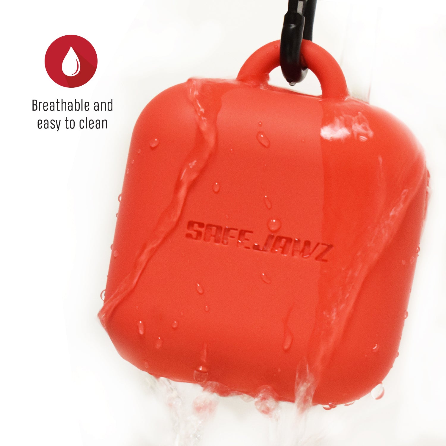 SAFEJAWZ Premium Silicone Case - Red O/S