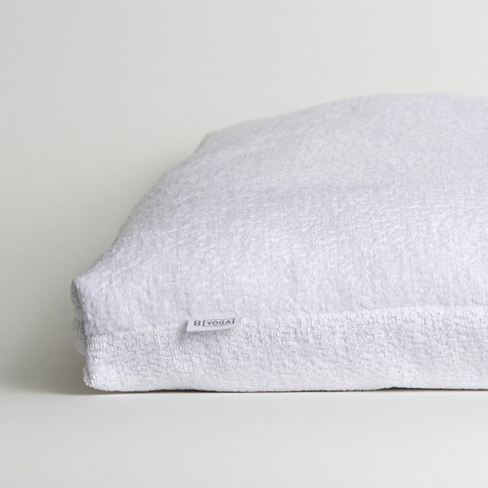 B Yoga The Ritual Zabuton, Cream Chenille