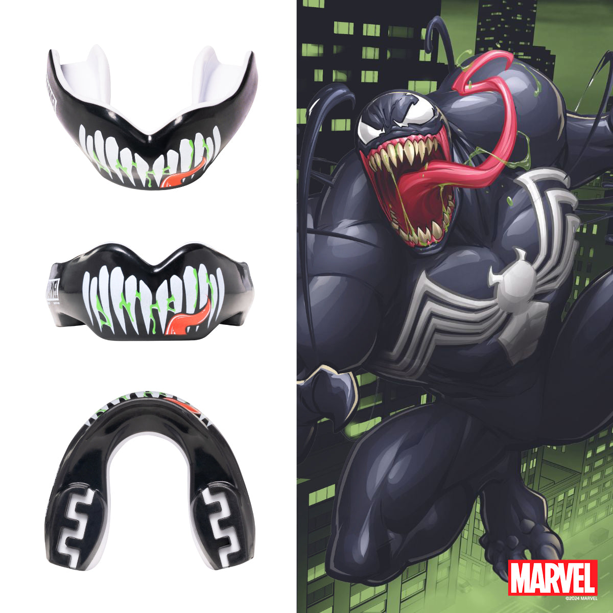 SafeJawz Marvel Ortho Venom Mouthguard O/S
