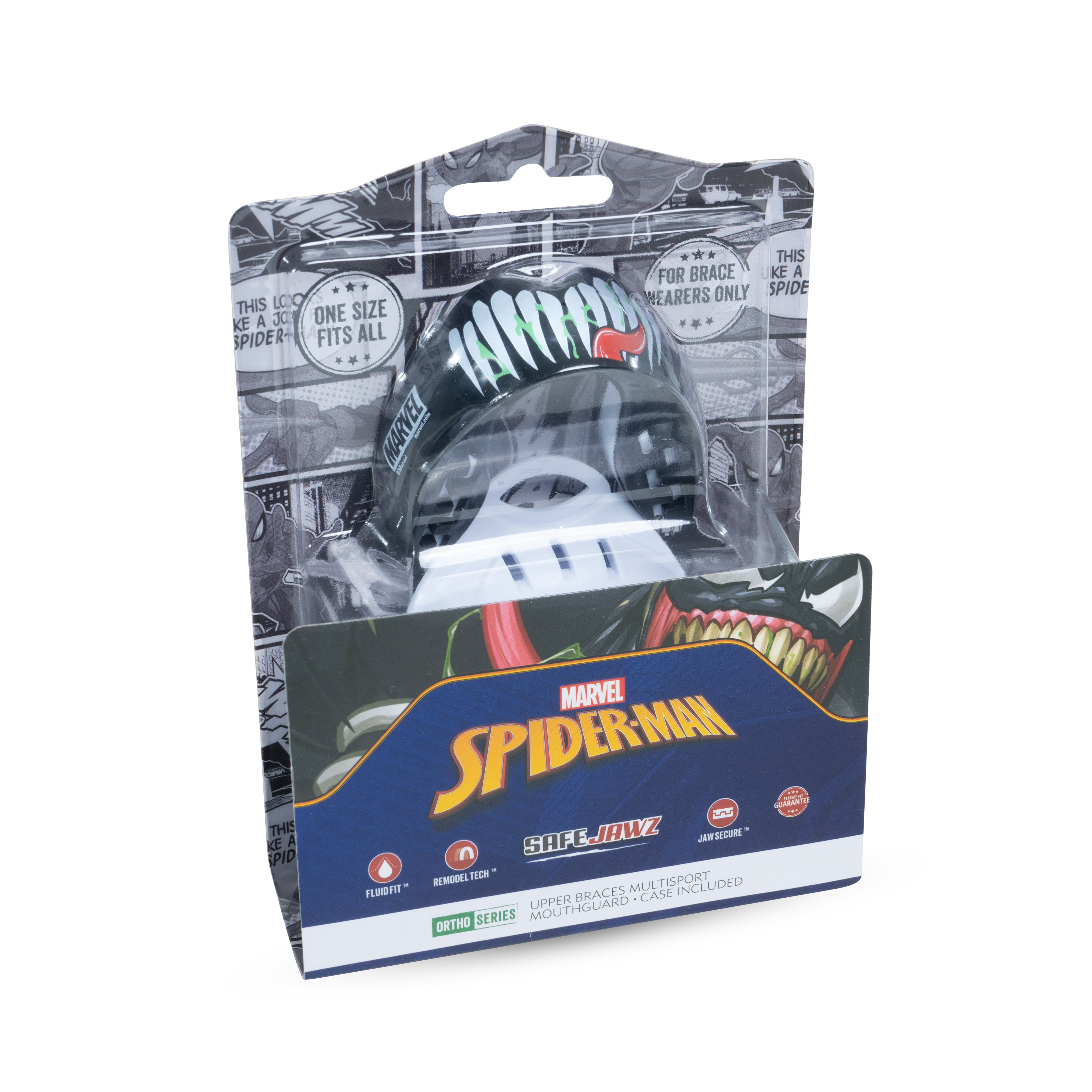 SafeJawz Marvel Ortho Venom Mouthguard O/S