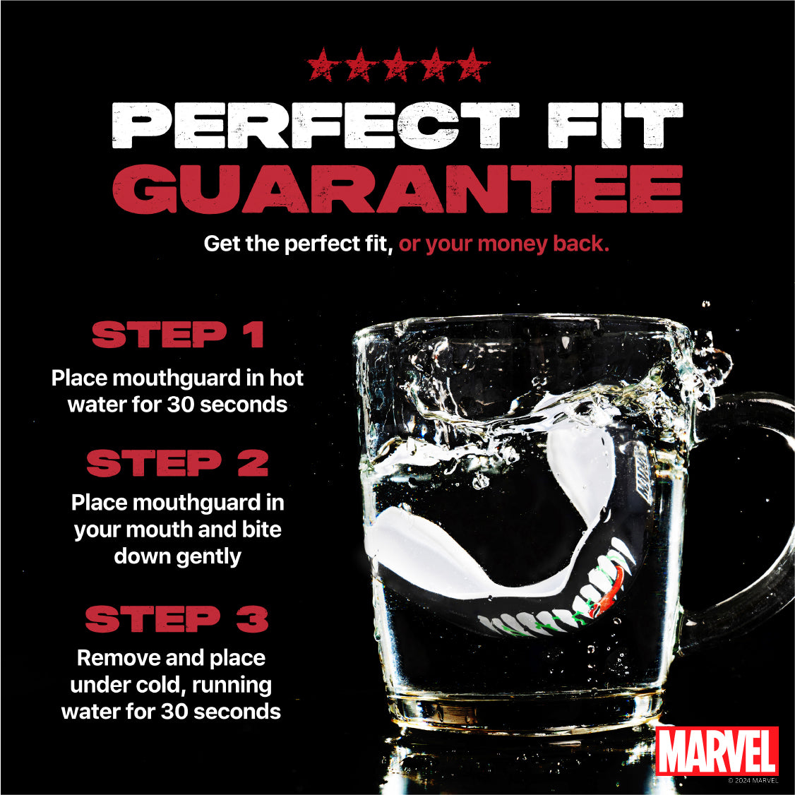 SafeJawz Marvel Venom Mouthguard Junior (11>)