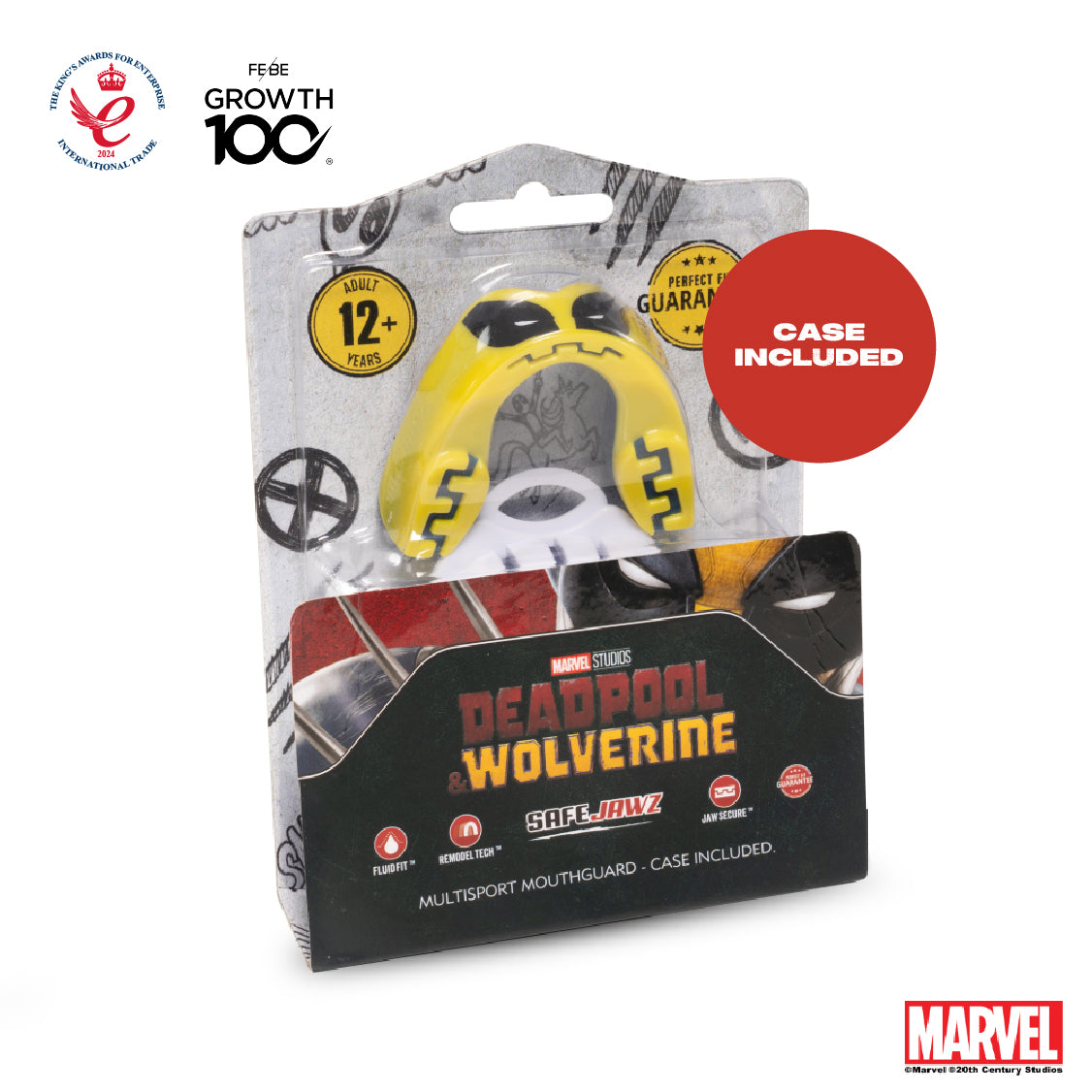 SafeJawz Marvel Wolverine Mouthguard Adults (12+)