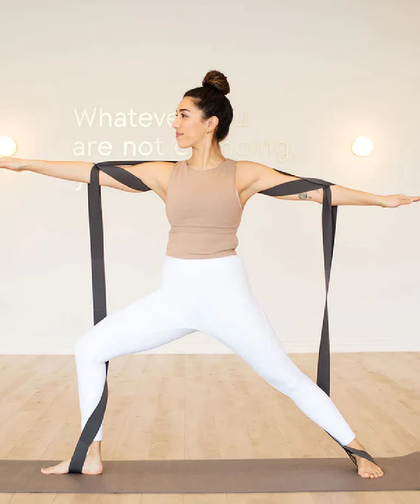 b, halfmoon alignment strap 7ft