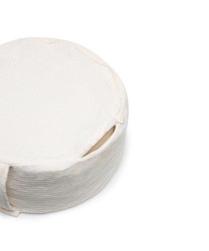 b, halfmoon corduroy mod meditation cushion