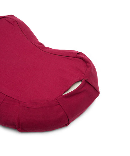 b, halfmoon cotton crescent meditation cushion