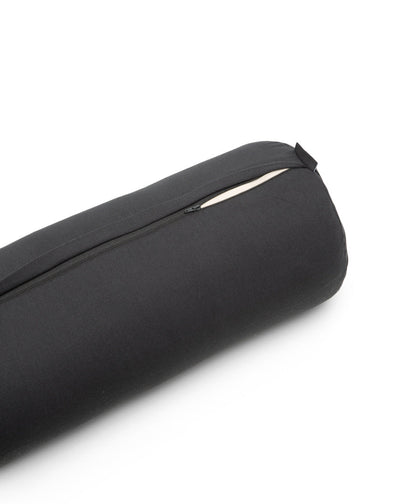 b, halfmoon cotton cylindrical bolster