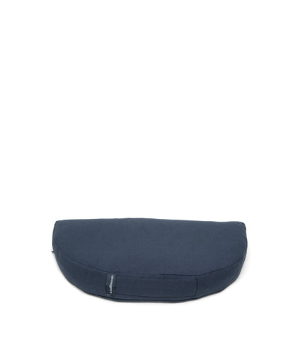b, halfmoon linen om meditation cushion