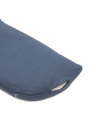 b, halfmoon linen om meditation cushion