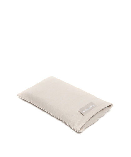b, halfmoon linen eye pillow