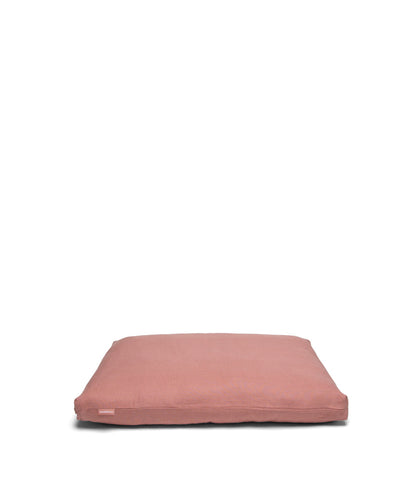 b, halfmoon linen zabuton cushion