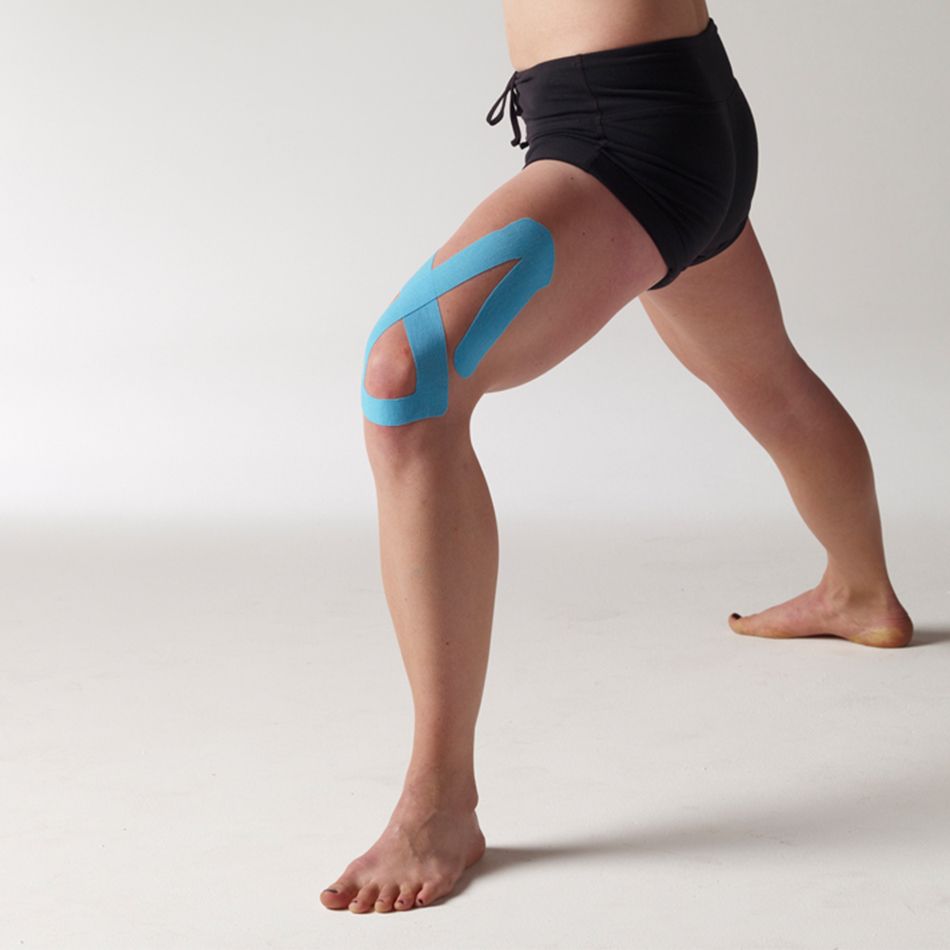 SpiderTech Kinesiology Tape Upper Knee Pre-Cut (6 Pieces) - Buy now online with delivery in 1-2 days in UAE, Dubai, Abu-Dhabi.