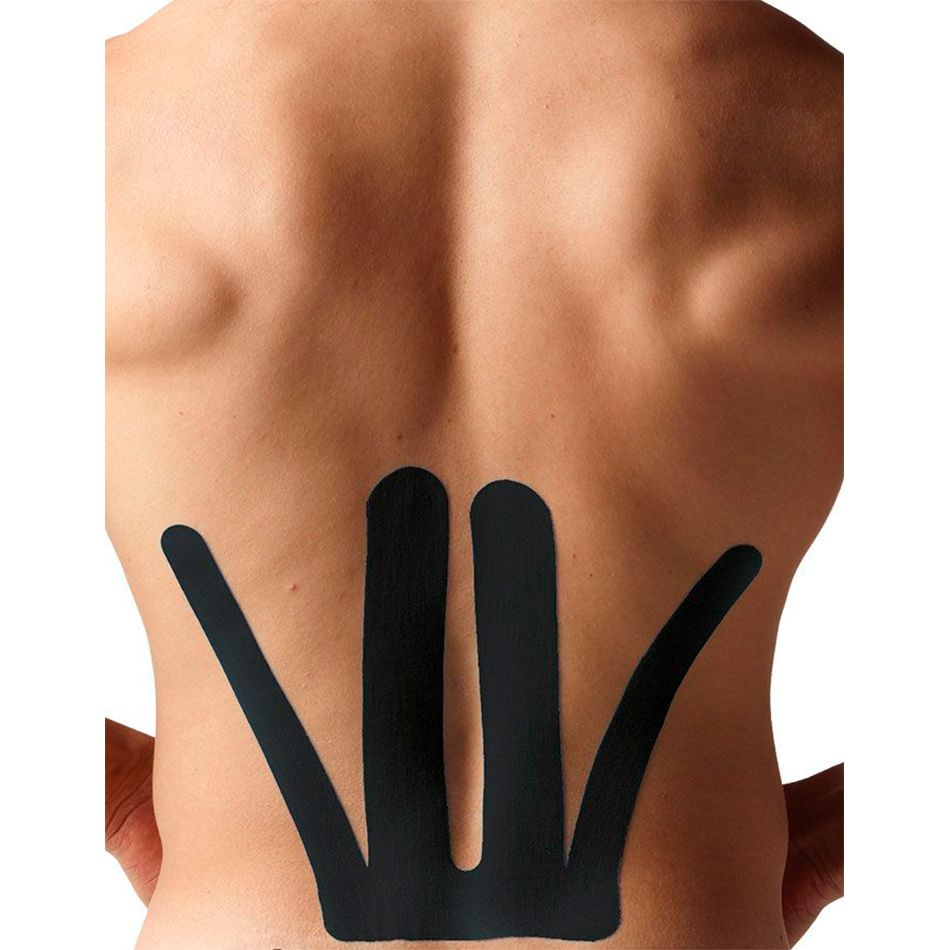 SpiderTech Kinesiology Tape Lower Back Pre-Cut (6 Pieces) - Buy now online with delivery in 1-2 days in UAE, Dubai, Abu-Dhabi. 