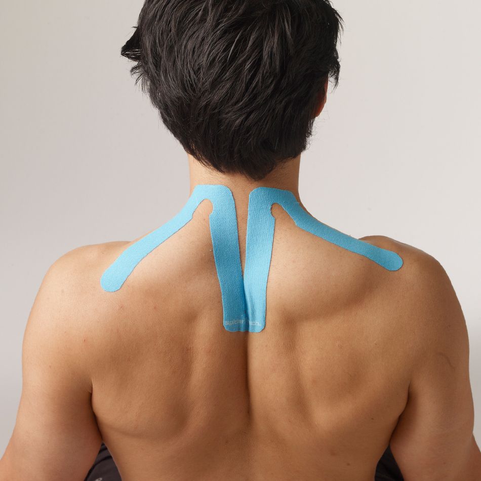 SpiderTech Kinesiology Tape Neck Pre-Cut (6 Pieces) - Buy now online with delivery in 1-2 days in UAE, Dubai, Abu-Dhabi. 
